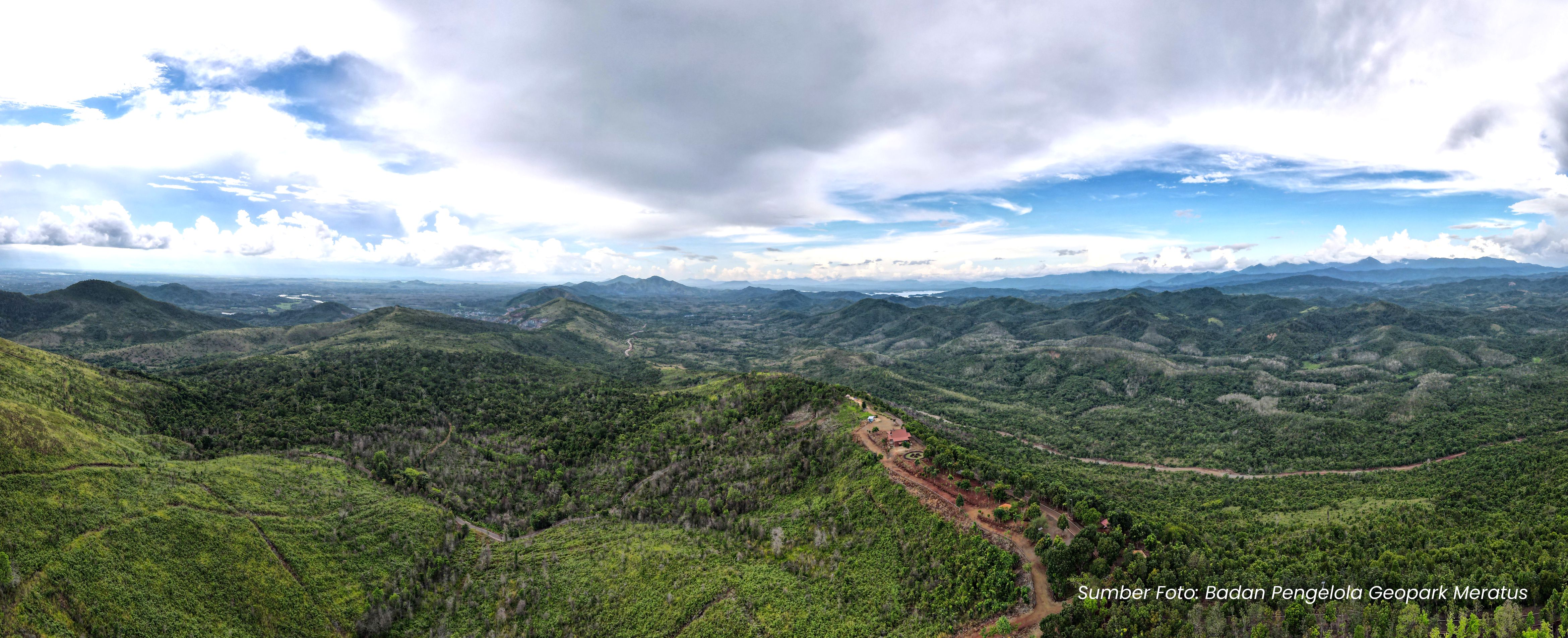 Peta atau Lanskap Geopark Meratus