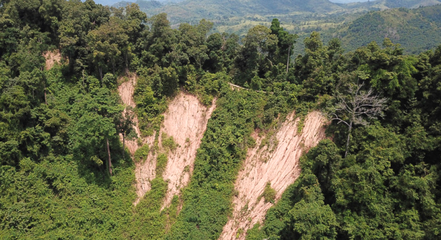 Jejak Longsoran Bukit Tiwingan